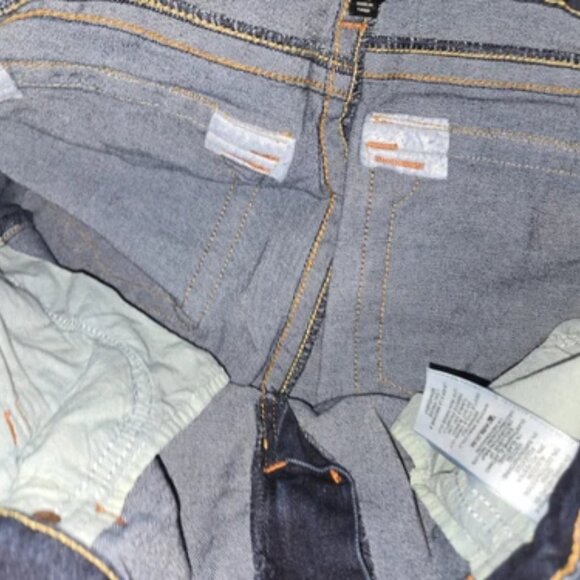 True Religion Joey Style Jeans 33 x 32 Low Rise Vintage Flare Dark Wash Pocket - Picture 7 of 8